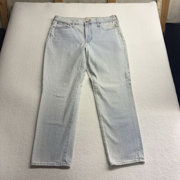 Madewell The Mid Rise Perfect Vintage Straight Jean Women's Size 30 - Picture 1 of 7